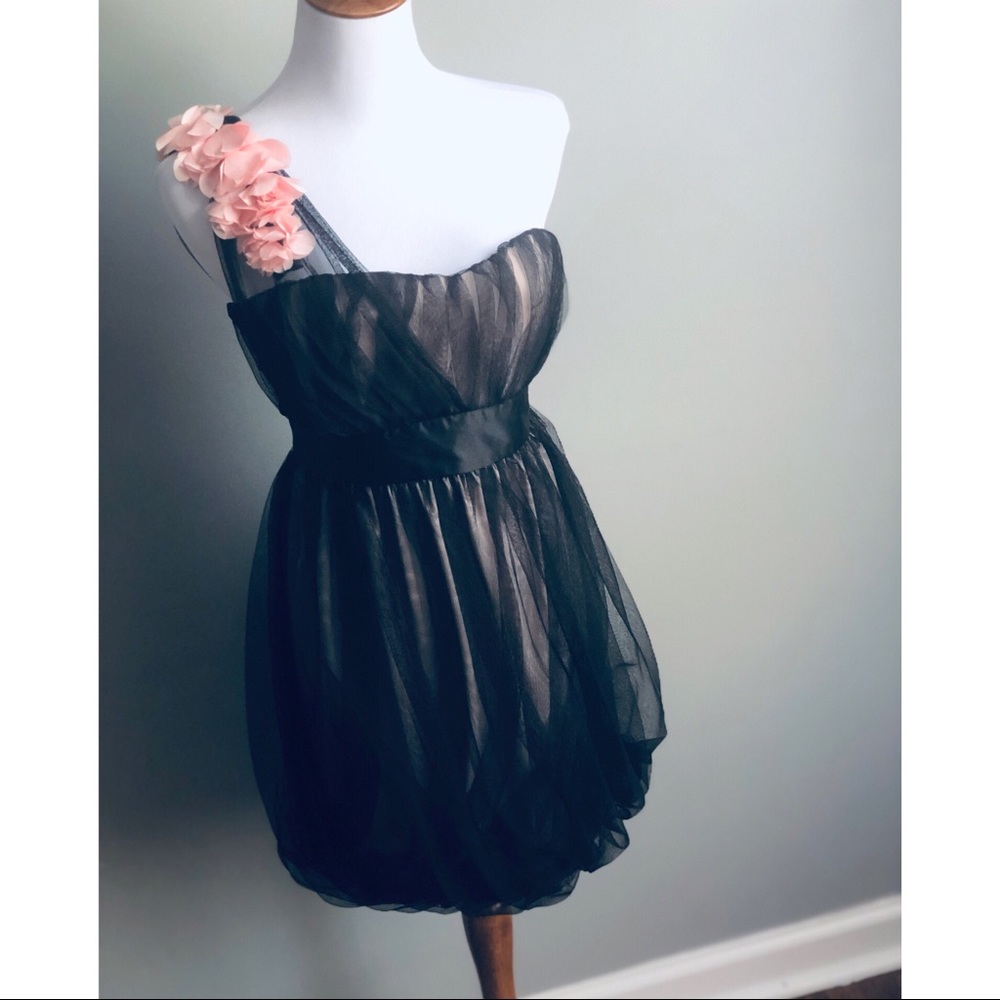 Black & Blush pink Dress